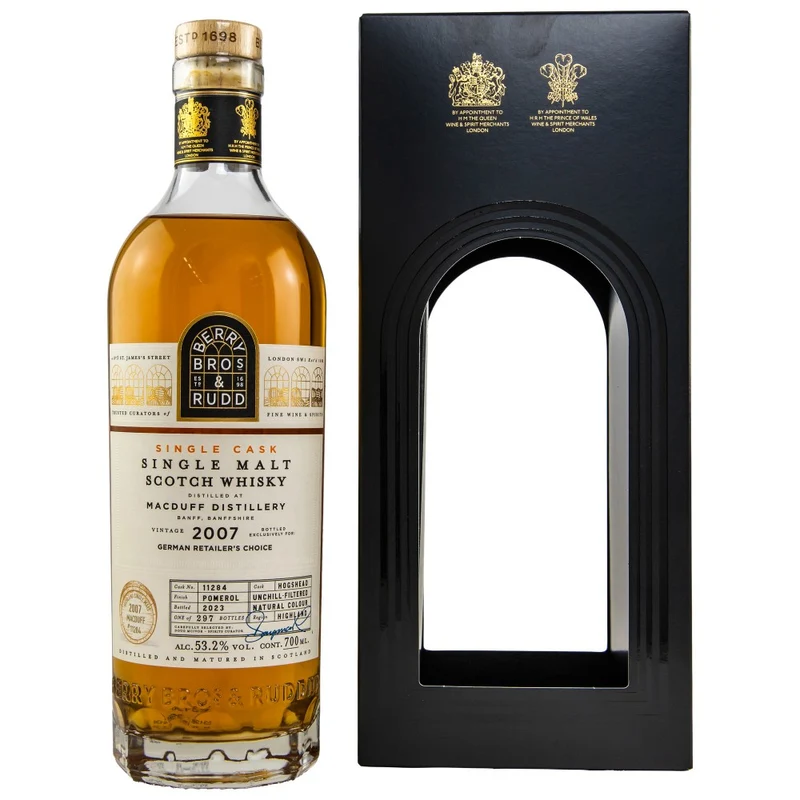 Macduff 2007/2023 Pomerol Finish Berry Bros & Rudd Cask #11284 53,2% 0,7l