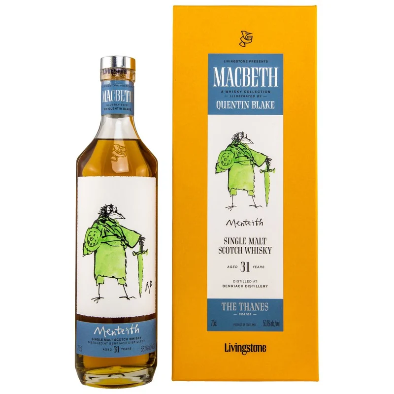 Benriach (Menteith) 1992/2023 31 Jahre Macbeth Elixir Distillers 53,1% 0,7l