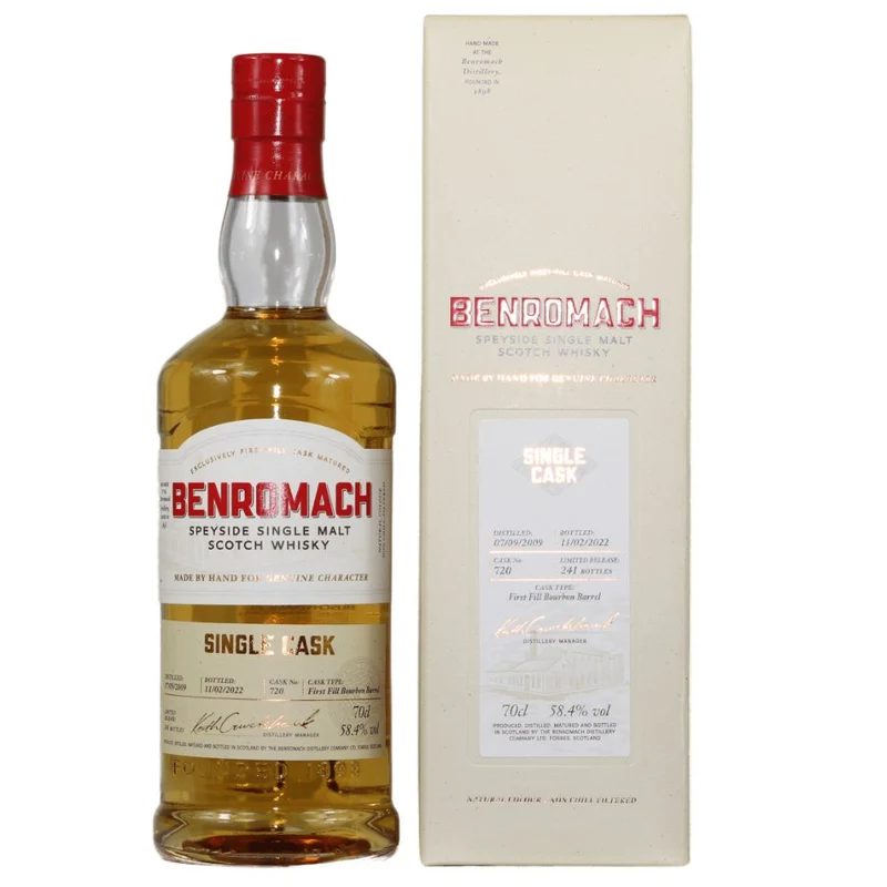 Benromach Single Cask 2009 Bourbon Barrel #720 58,4% 0,7l
