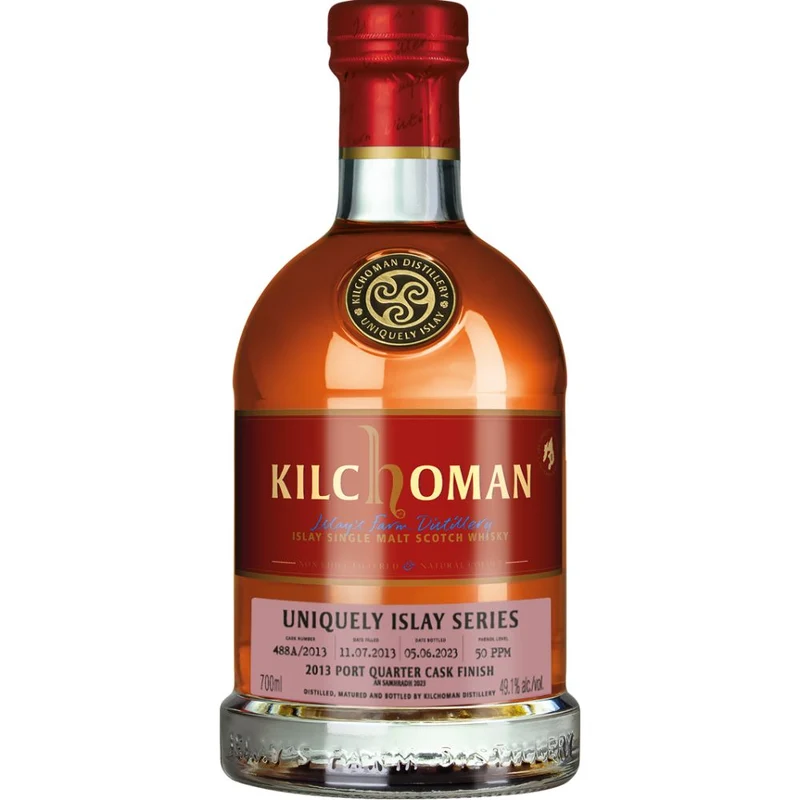 Kilchoman Uniquely Islay Series 2013/2023 Port Quarter Cask Finish 49,1% 0,7l