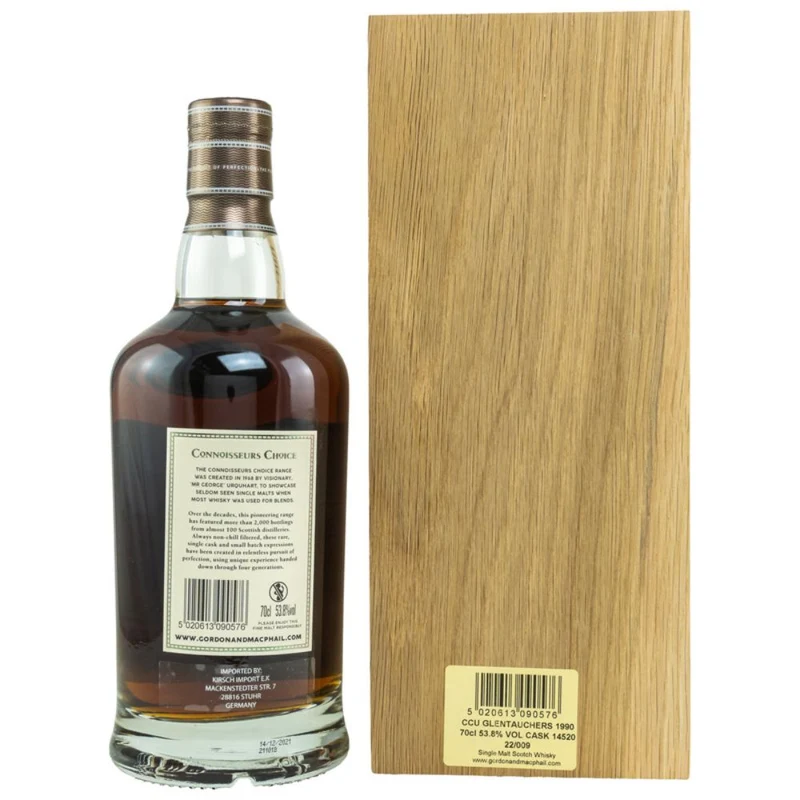 Glentauchers 31 Jahre 1990/2021 Gordon & MacPhail Cask #14520 53,8% 0,7l