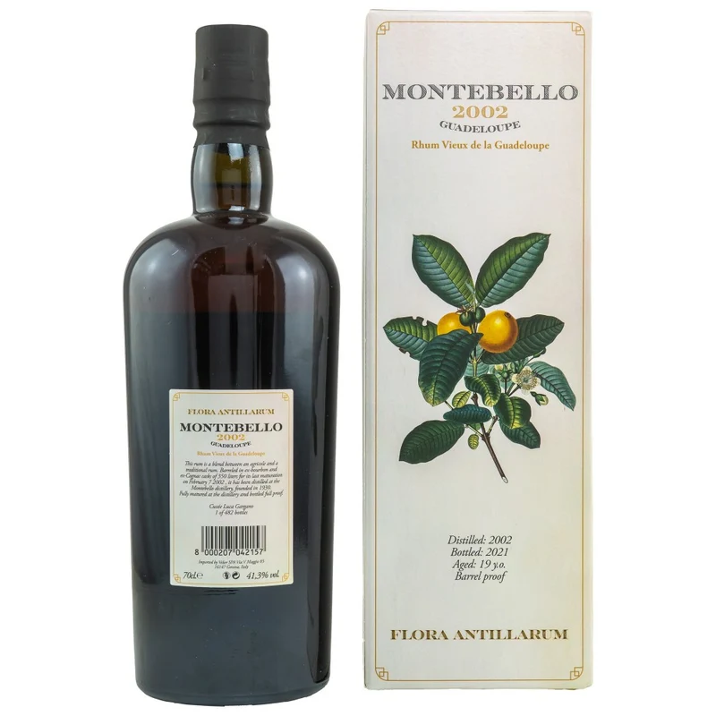 Montebello 19 Jahre Flora Antillarum Rum 2002/2022 41,3% 0,7l