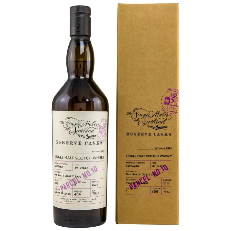 Ben Nevis 10 Jahre 2013/2022 Parcel No.10 Single Malts of Scotland 48% 0,7l