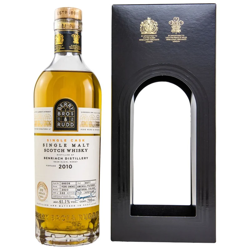 Benriach 2010/2023 Cask #08036 Berry Bros & Rudd 61,1% 0,7l