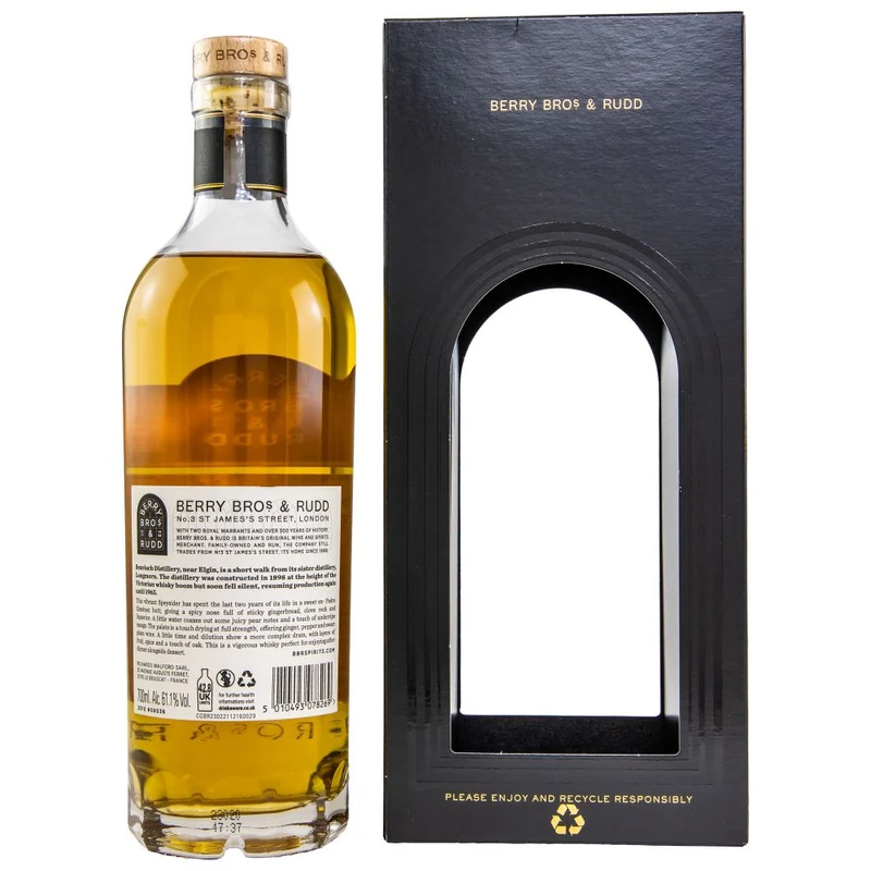 Benriach 2010/2023 Cask #08036 Berry Bros & Rudd 61,1% 0,7l