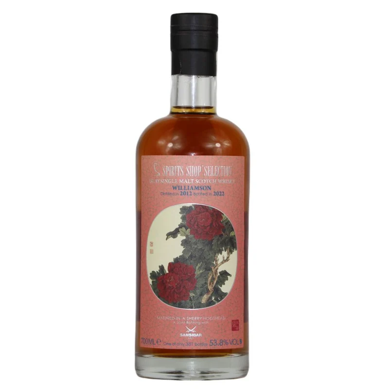 Williamson 10 Jahre 2012/2022 S-Spirits Shop Selection 53,8% 0,7l