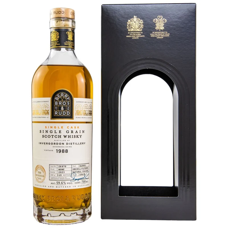 Invergordon 34 Jahre 1988/2023 Cask #26970 Berry Bros & Rudd 59,6% 0,7l