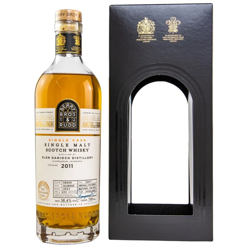 Glen Garioch 12 Jahre 2011/2023 Cask #08028 Berry Bros & Rudd 58,4% 0,7l