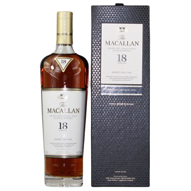 Macallan 18 Jahre Sherry Oak Cask 2023 Release 43% 0,7l