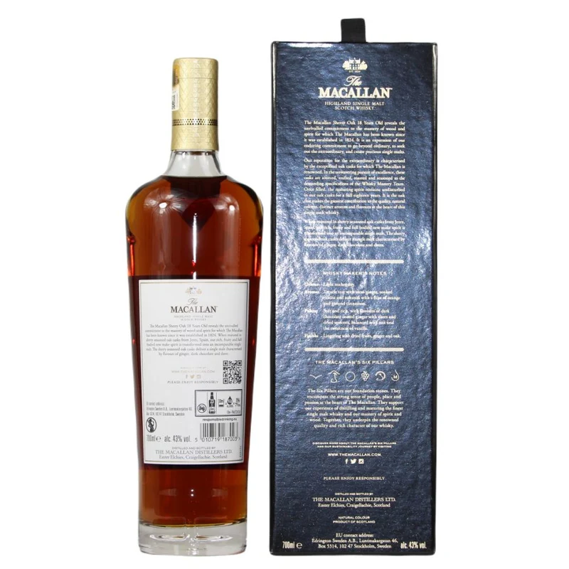 Macallan 18 Jahre Sherry Oak Cask 2023 Release 43% 0,7l