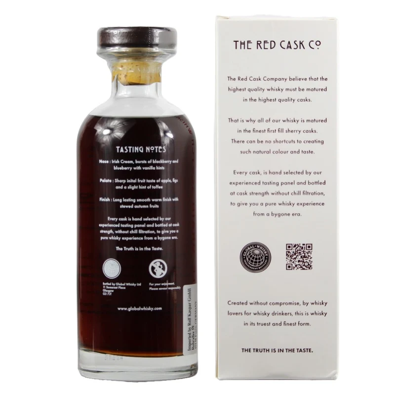Cambus 31 Jahre Single Grain The Red Cask Co. Cask #102829 57,1% 0,7l