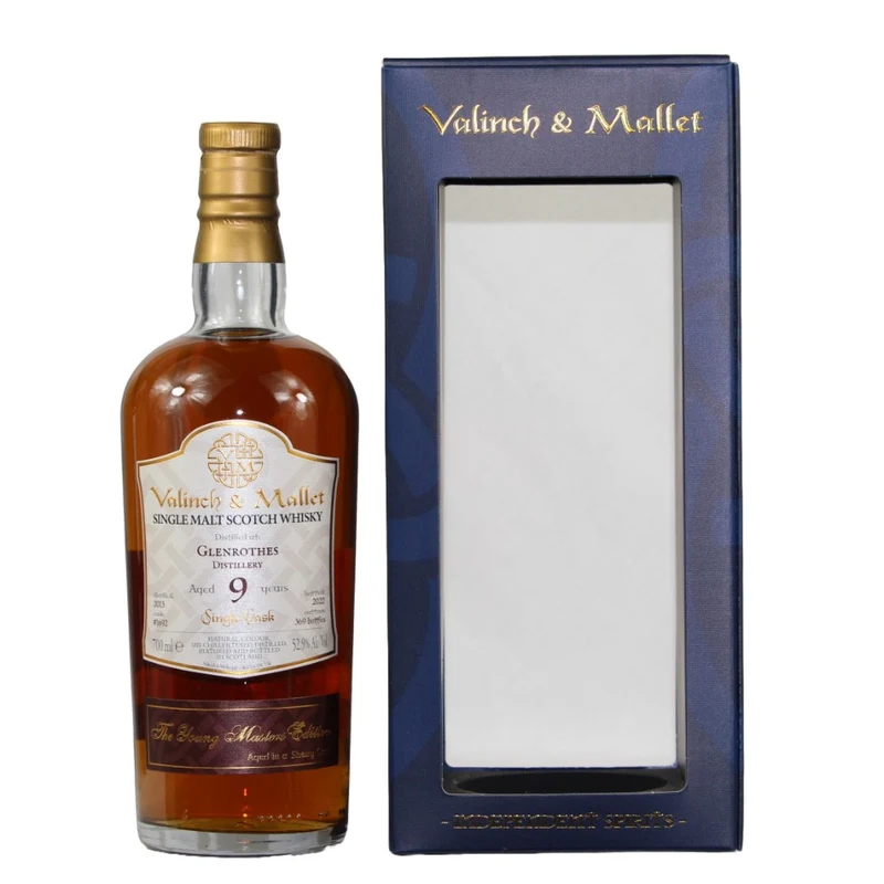 Glenrothes 9 Jahre Single Cask Valinch & Mallet Cask #1692 52,9% 0,7l