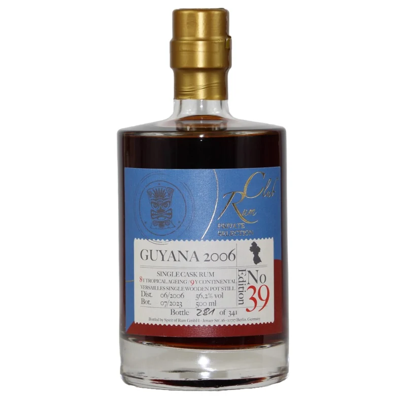 Rumclub Private Selection Ed.39 Guyana 2006/2023 56,2% 0,5l