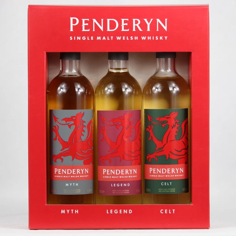Penderyn Trio Dragon Range 41% 3 x 0,2l