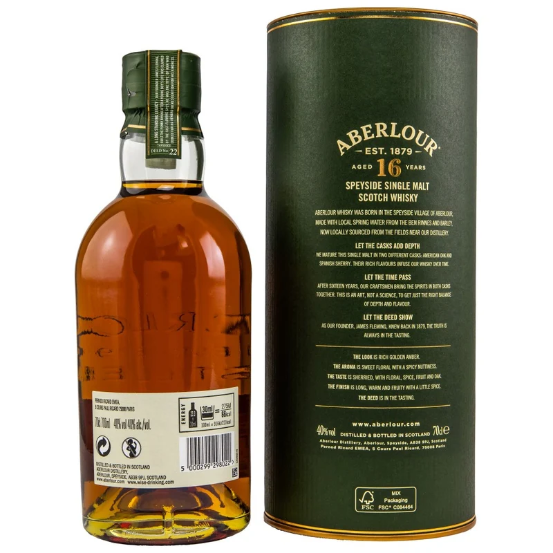 Aberlour 16 Jahre Double Cask Matured 40% 0,7l