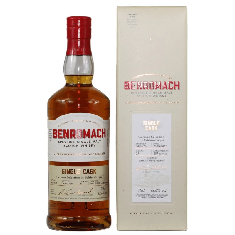 Benromach 2011/2023 Schlumberger No.10 Cask #23 58,6% 0,7l