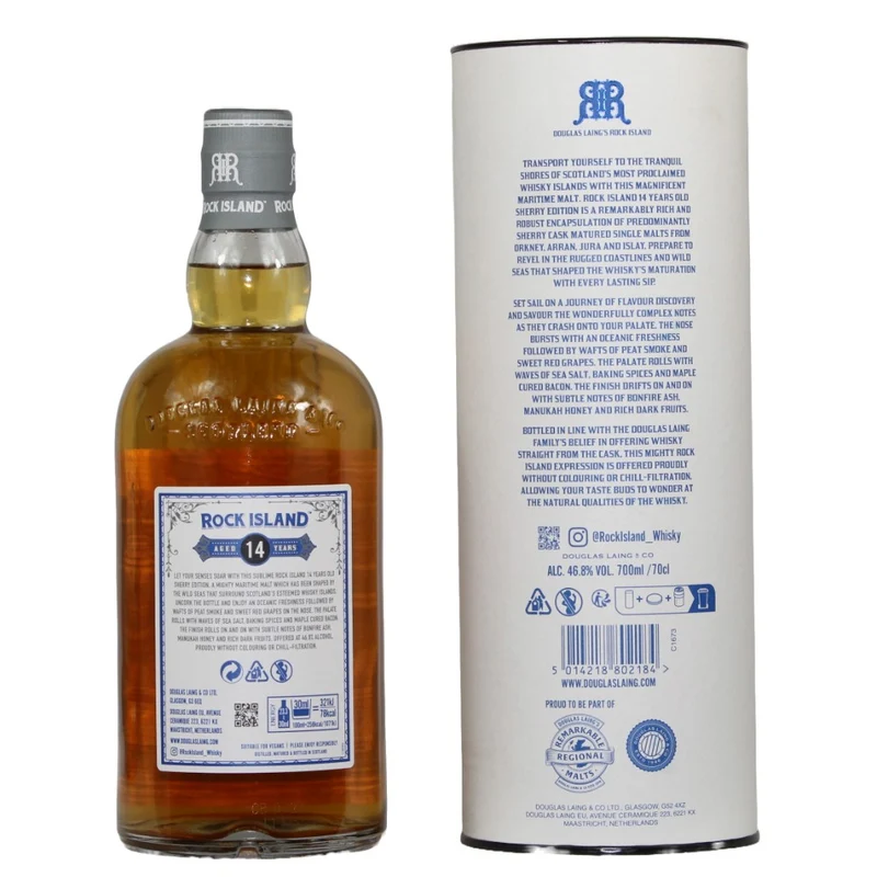Rock Island 14 Jahre Sherry Edition Douglas Laing 46,8% 0,7l