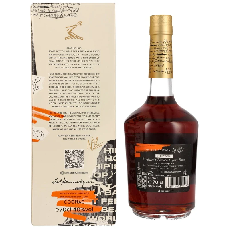 Hennessy Cognac 50 Years of HipHop 40% 0,7l