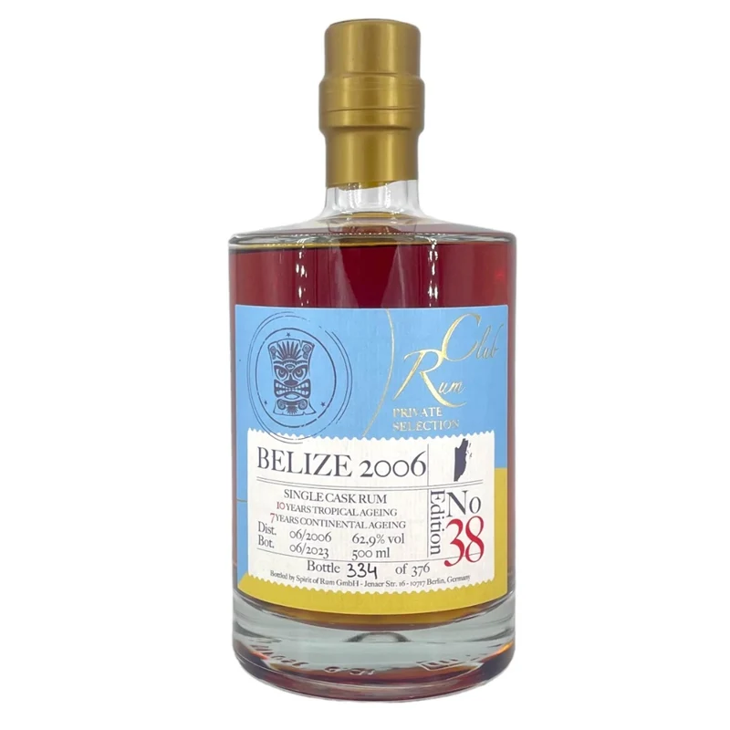Rumclub Private Selection Ed.38 Belize 2006 62,9% 0,5l