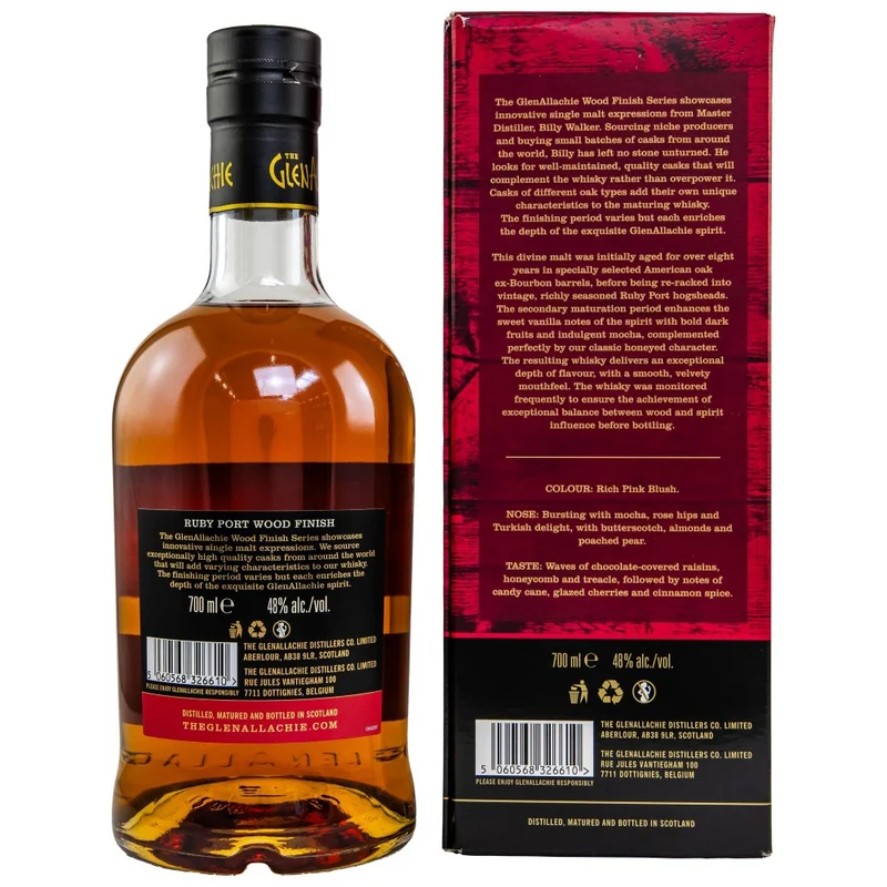 Glenallachie 10 Jahre Ruby Port Wood Finish Germany Exclusive 48% 0,7l