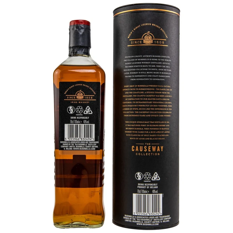 Bushmills 11 Jahre Banyuls Cask Causeway Collection 46% 0,7l