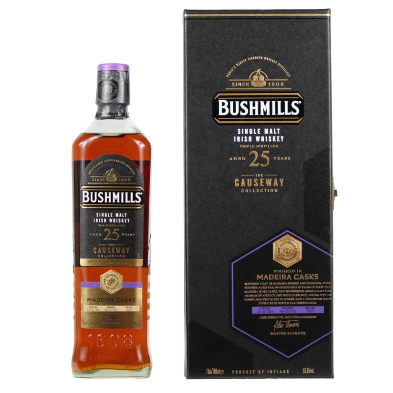 Bushmills 25 Jahre Madeira Cask Causeway Collection 50,3% 0,7l