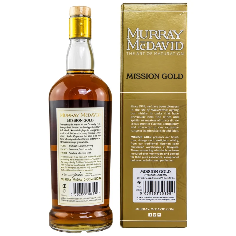 Invergordon 35 Jahre Single Grain Murray McDavid 48,1% 0,7l