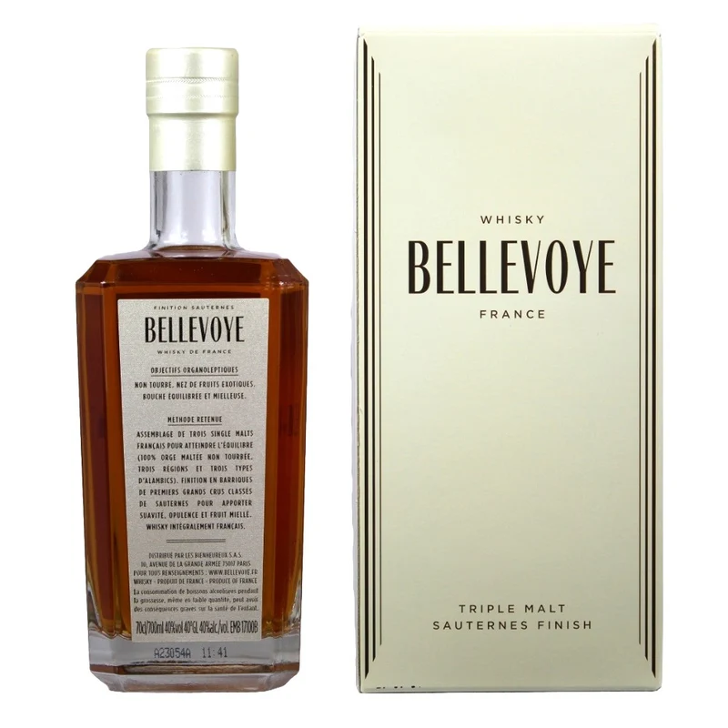 Bellevoye White Sauternes Whisky 40% 0,7l