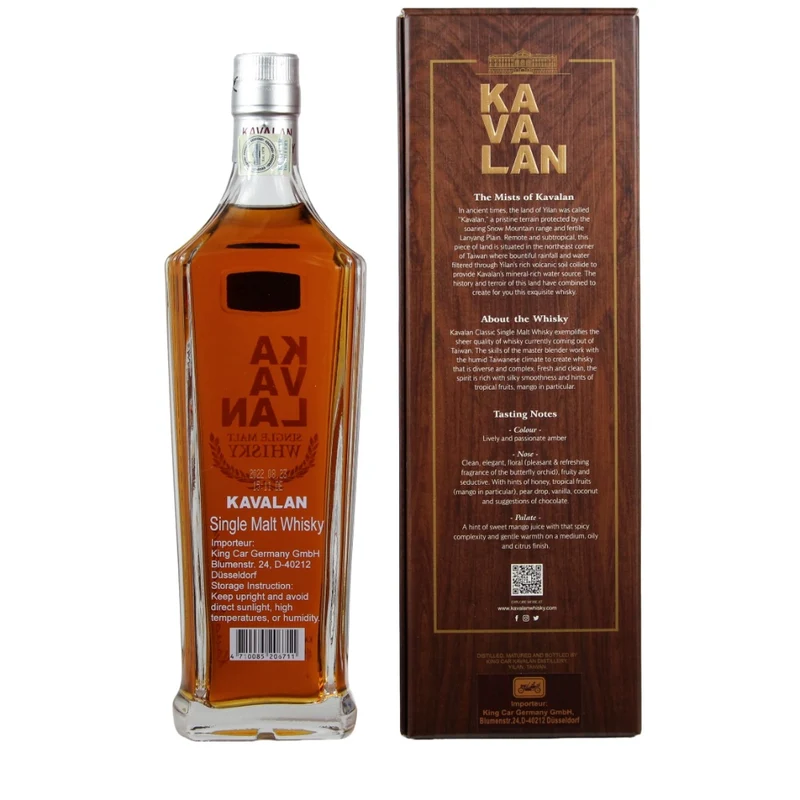 Kavalan Classic 40% 0,7l