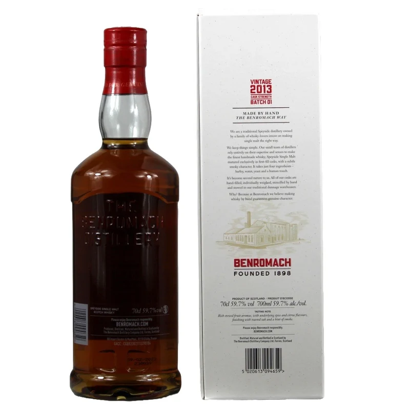 Benromach Cask Strength 2013 Batch 1 59,7% 0,7l