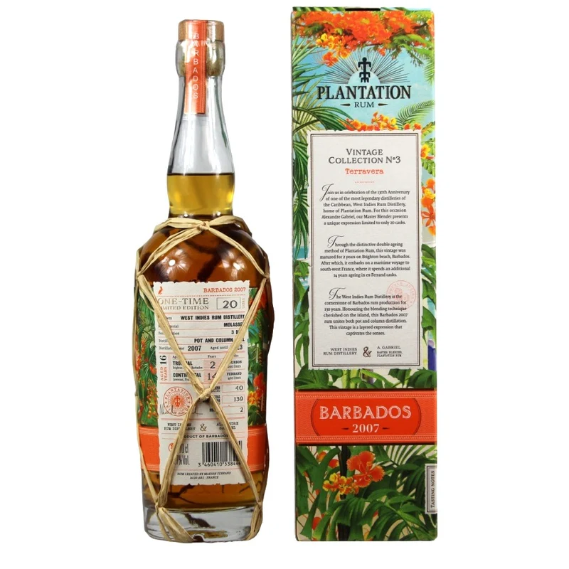 Plantation Rum 16 Jahre Barbados 2007 One Time Limited Edition 48,7% 0,7l