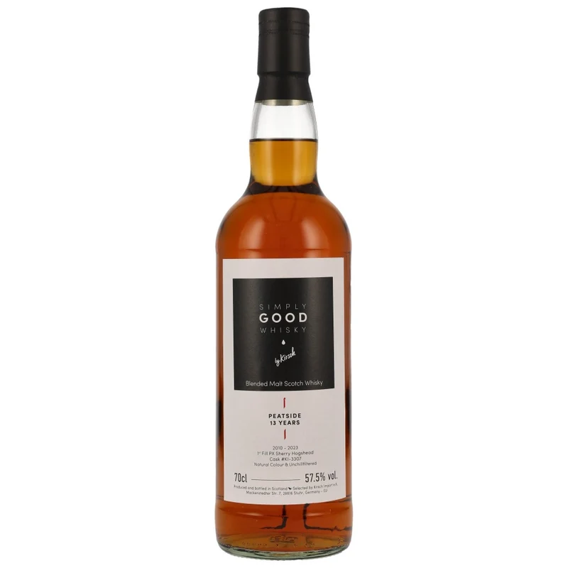 Peatside 13 Jahre PX Sherry Cask #KI-3307 57,5% 0,7l
