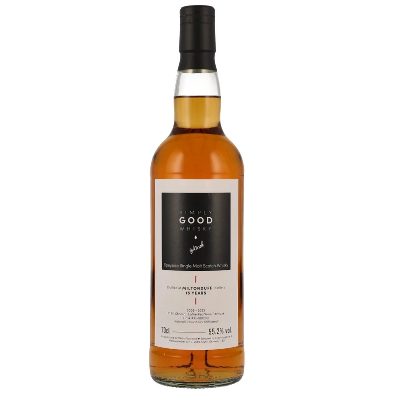 Miltonduff 15 Jahre Red Wine Barrique #KI-180209 55,2% 0,7l
