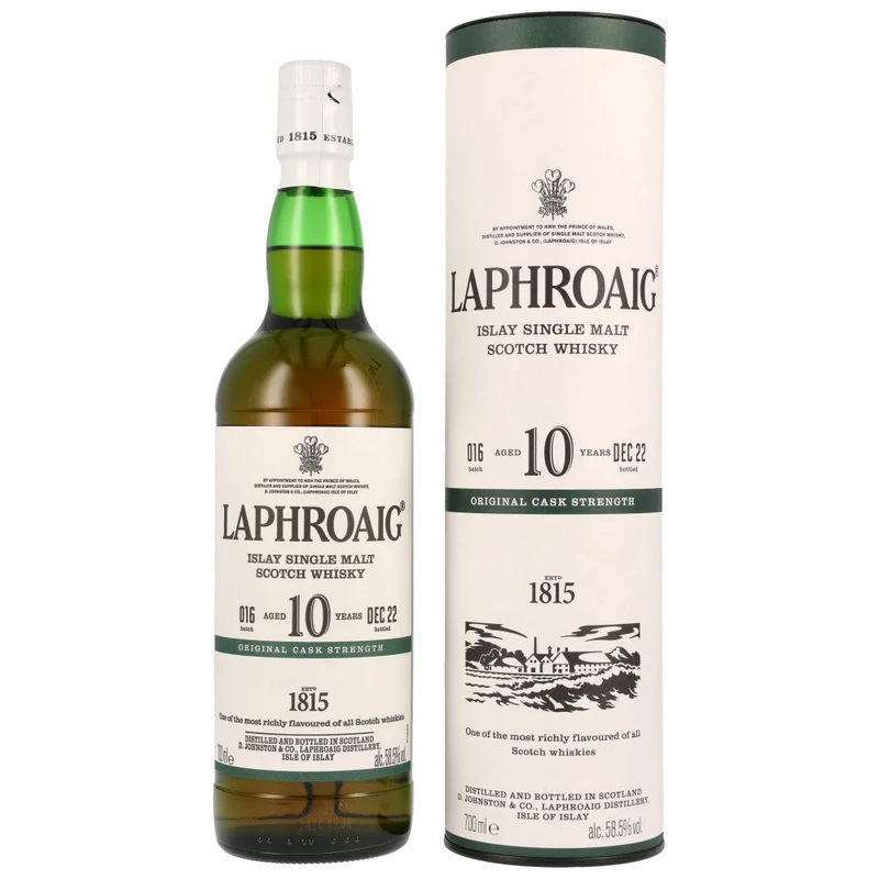 Laphroaig Cask Strength 10 Jahre Batch 16 58,5% 0,7l