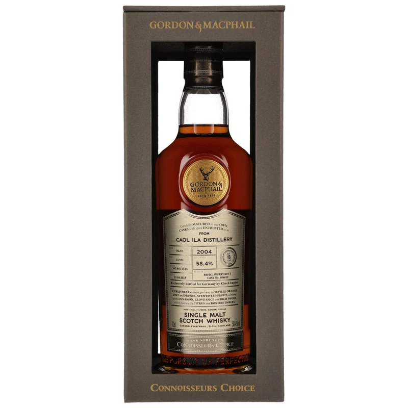 Caol Ila 18 Jahre 2004/2023 G&M Refill Sherry Butt #306629 58,4% 0,7l