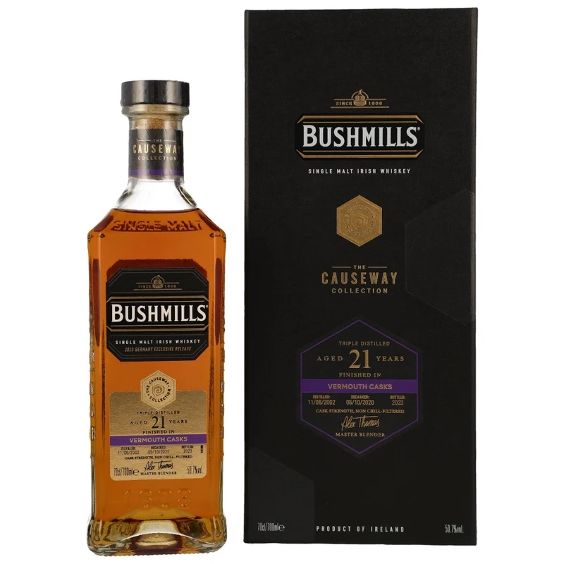 Bushmills 21 Jahre Vermouth Casks The Causeway Collection 50,7% 0,7l
