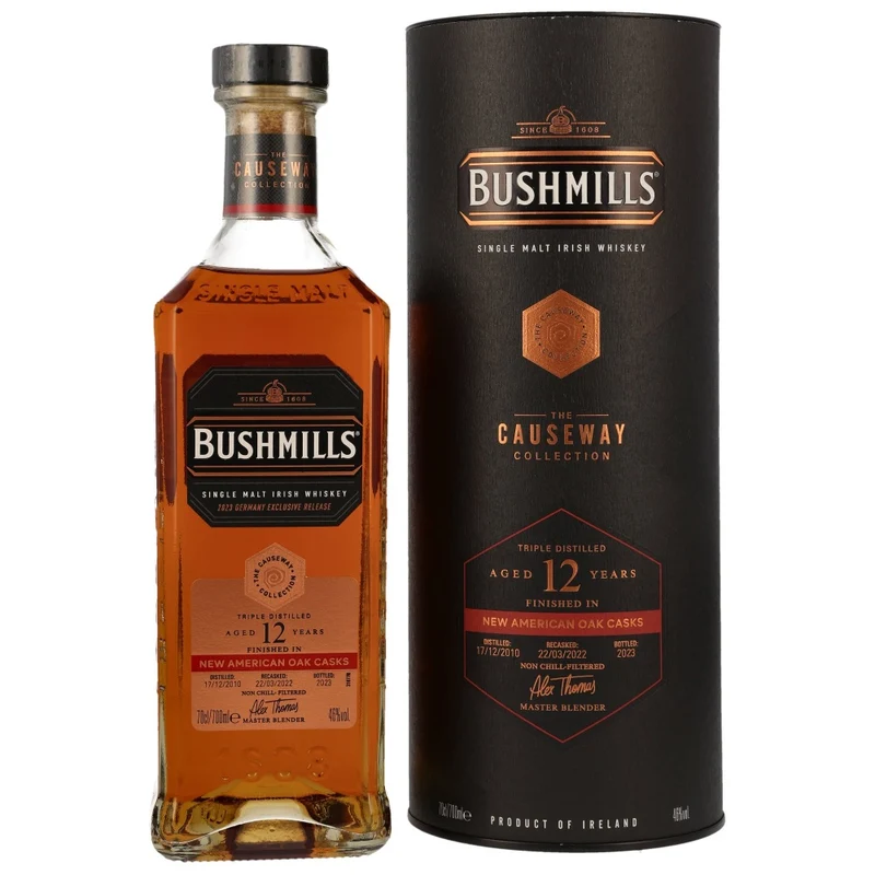 Bushmills 12 Jahre American Oak Casks The Causeway Collection 46% 0,7l