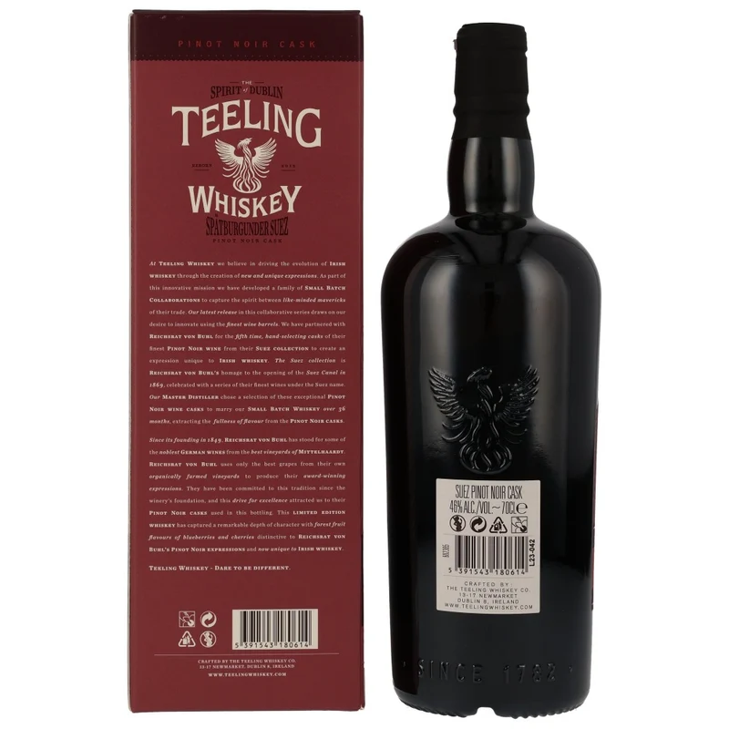 Teeling Pinot Noir Cask Spätburgunder Suez 46% 0,7l