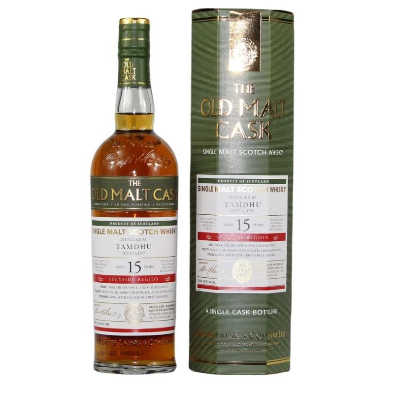 Tamdhu 15 Jahre The Old Malt Cask Hunter Laing Cask #HL19132 50% 0,7l
