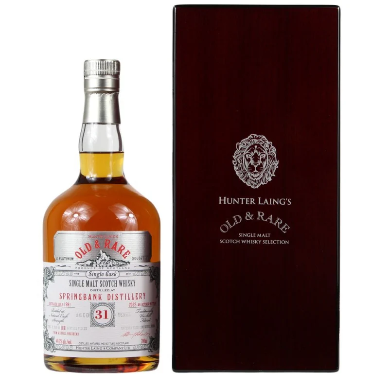 Springbank 31 Jahre Hunter Laing Platinum Selection 49,3% 0,7l