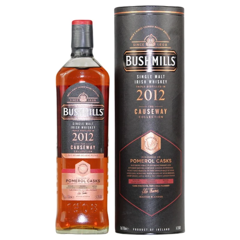 Bushmills 2012/2022 The Causeway Collection Pomerol Cask 54,2% 0,7l