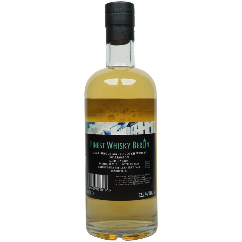 Williamson 10 Jahre 2012/2022 Sansibar Whisky Batch #13 52,2% 0,7l