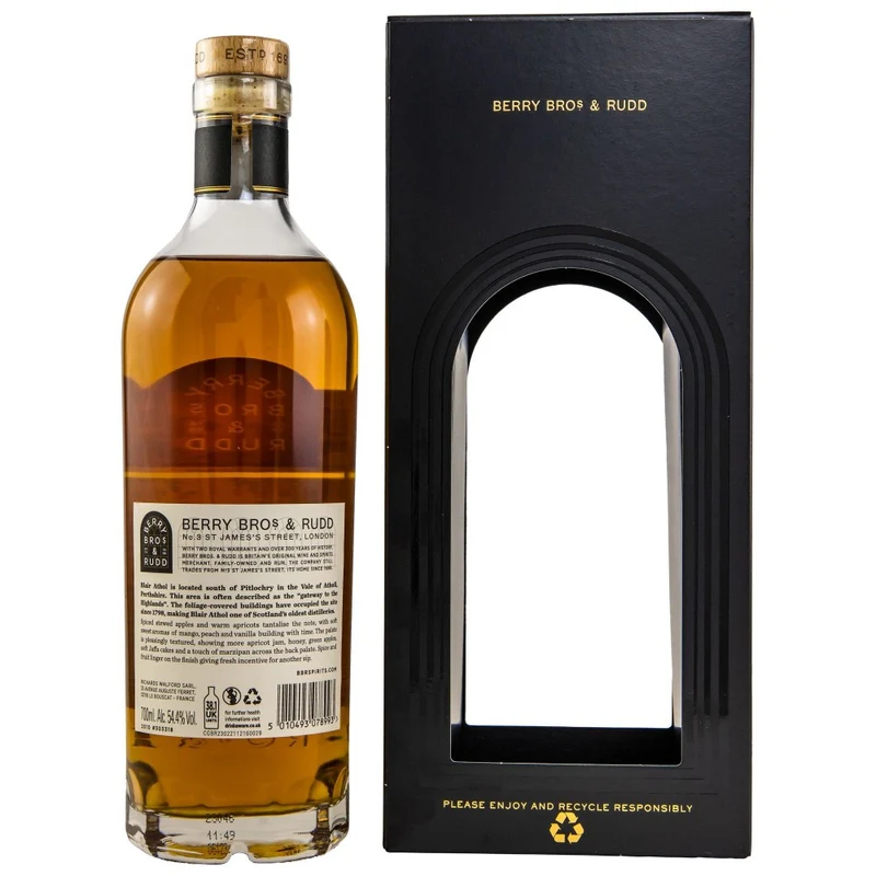 Blair Athol 2010/2023 Berry Bros & Rudd Cask #303318 54,4% 0,7l