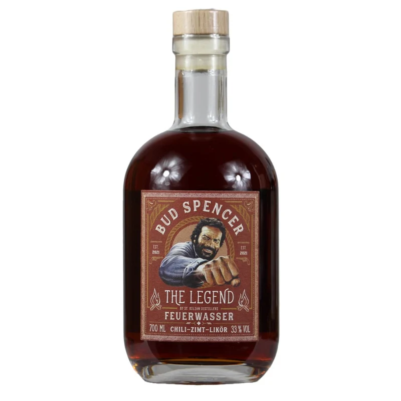 St.Kilian Bud Spencer Likör The Legend Feuerwasser 33% 0,7l