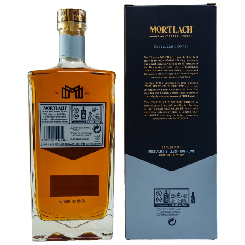 Mortlach 16 Jahre Distiller's Dram 2.81 43,4% 0,7l