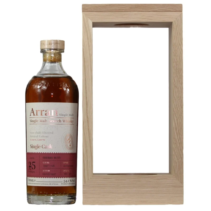 Arran 25 Jahre 1997/2022 Cask #1997/728 54,1% 0,7l