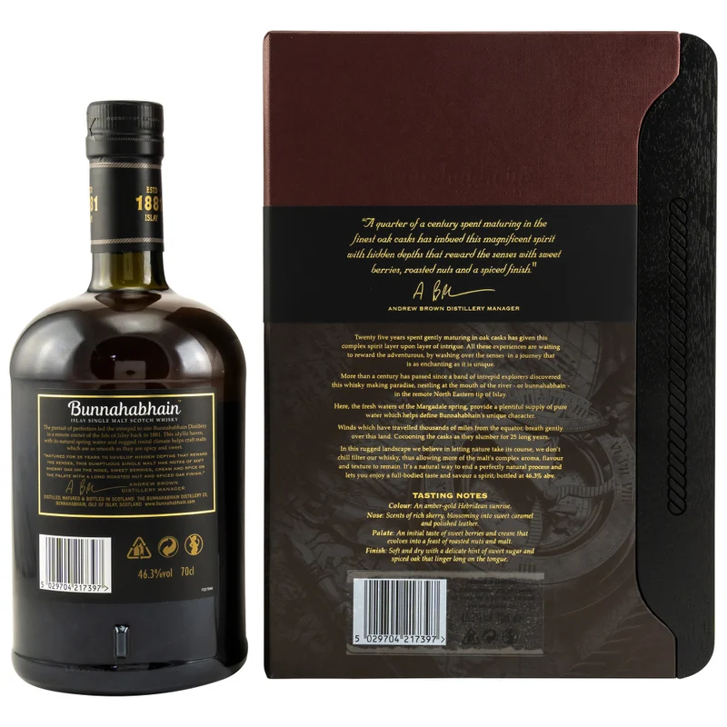 Bunnahabhain 25 Jahre Small Batch Distilled 46,3% 0,7l