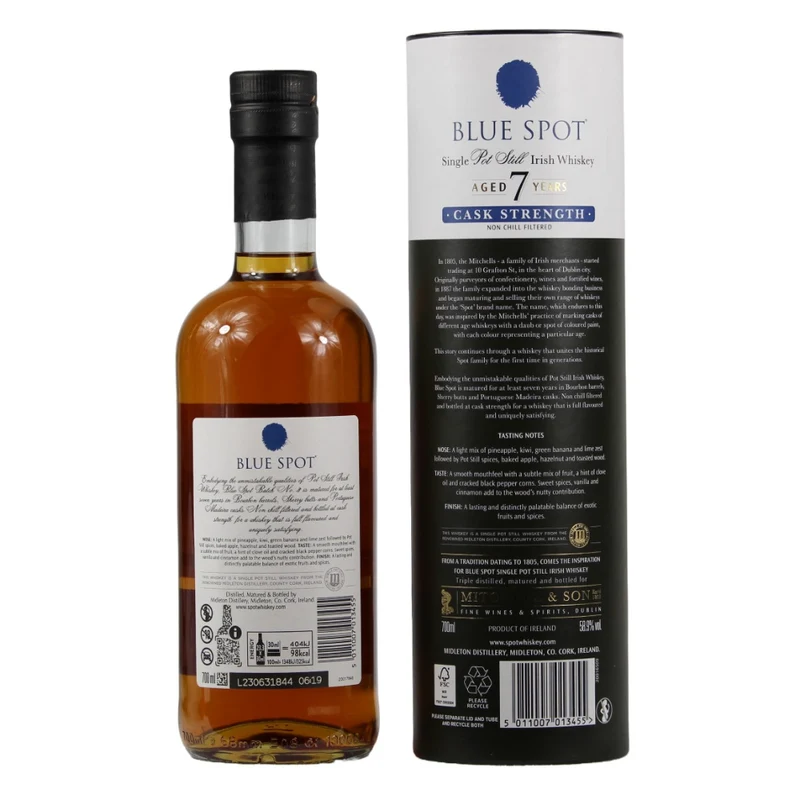 Midleton Blue Spot 7 Jahre Cask Strength 58,9% 0,7l