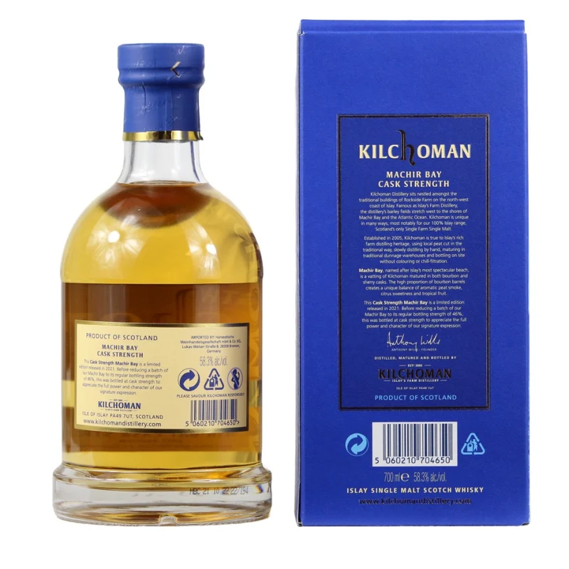 Kilchoman Machir Bay Cask Strength 2021 58,3% 0,7l