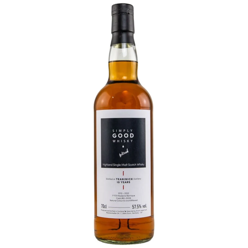 Teaninich 9 Jahre Simply Good Whisky Cask #KI-0006 57,5% 0,7l